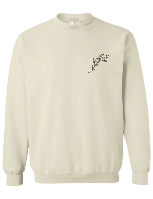 Crewneck Sweatshirt - Natural Valentine