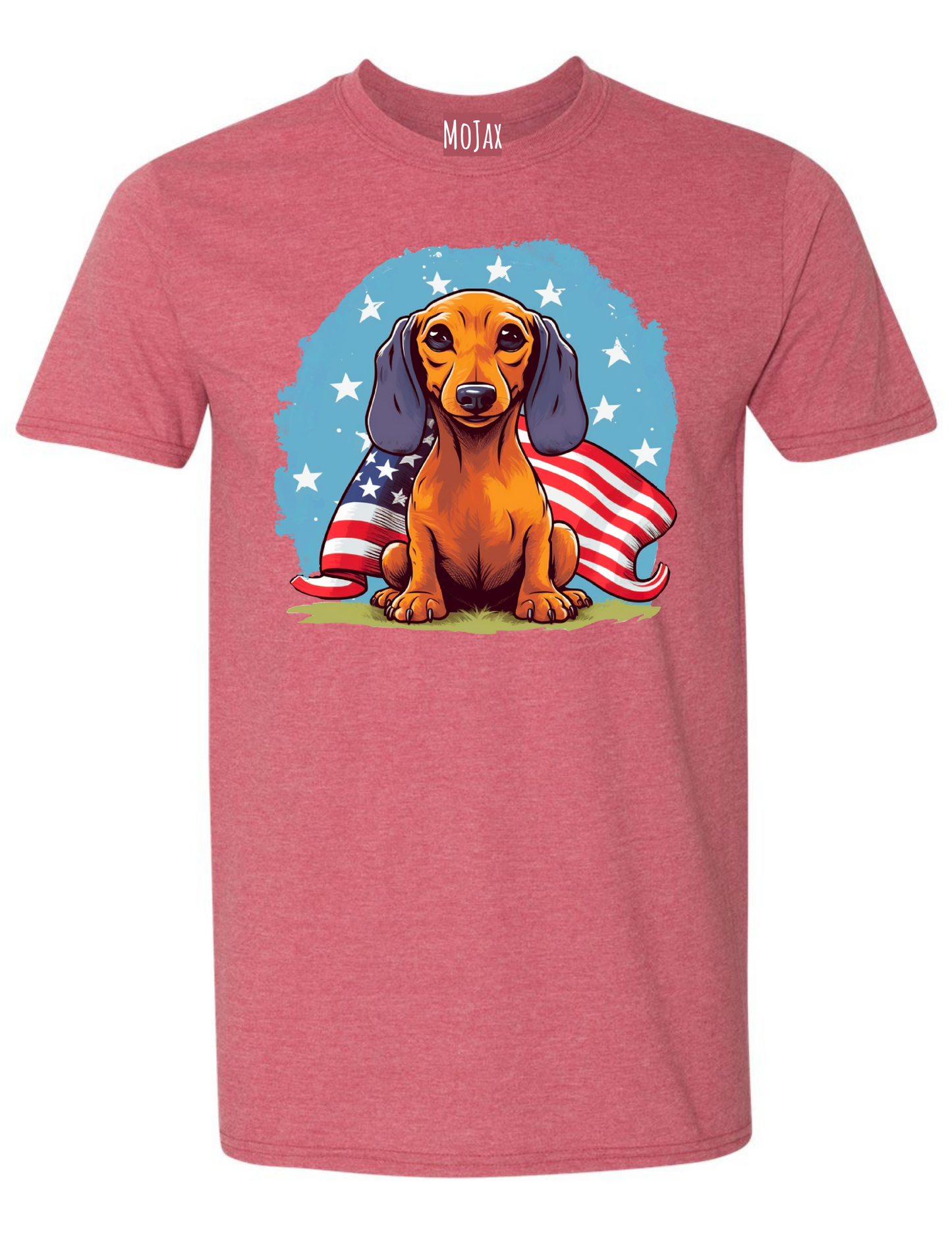 T-Shirt - Cartoon USA Doxie