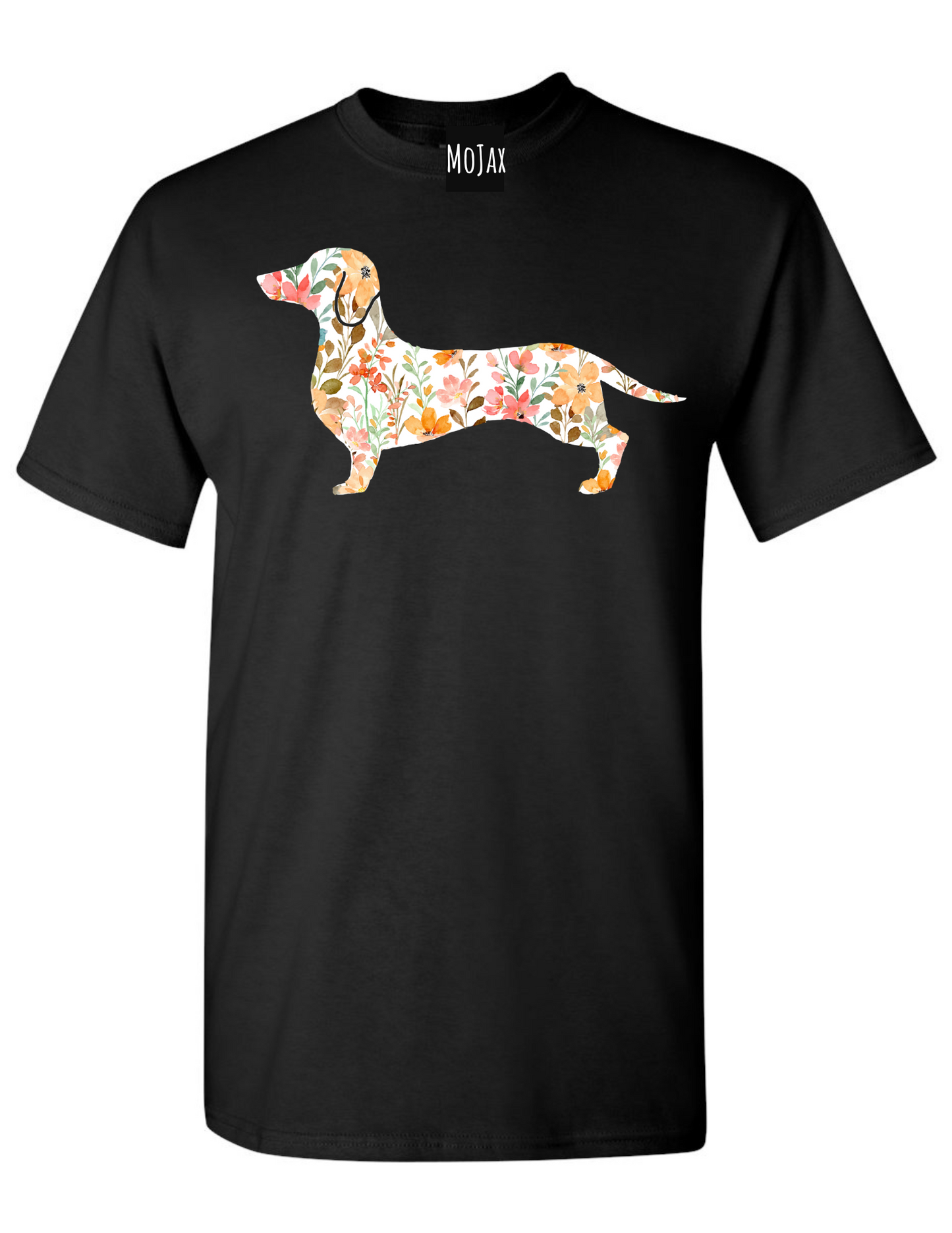 T-Shirt - Pink Floral Dachshund