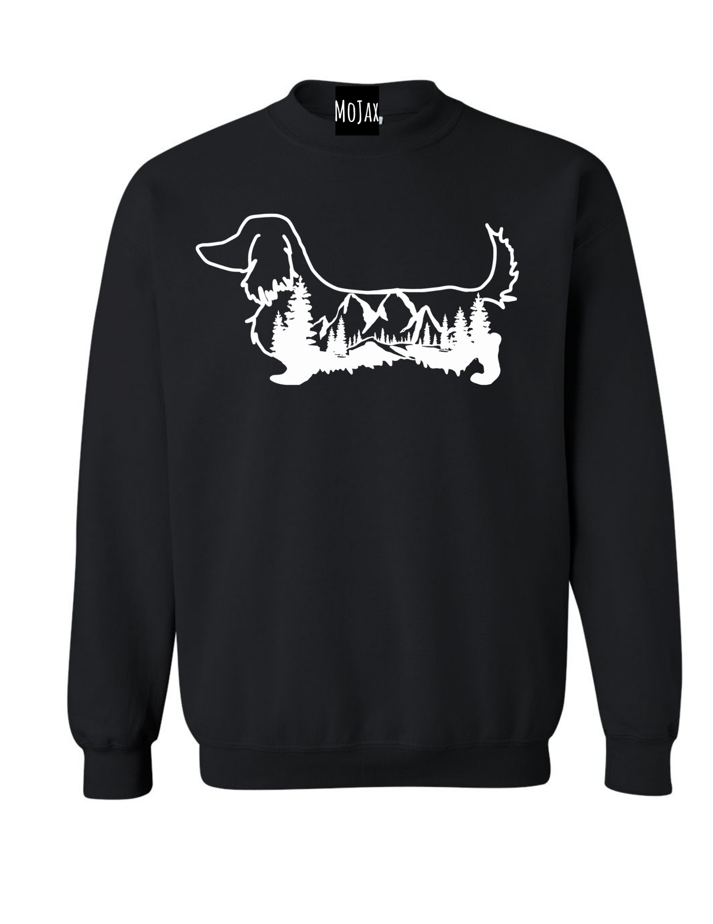 Crewneck Sweatshirt - Mountain Dachshund