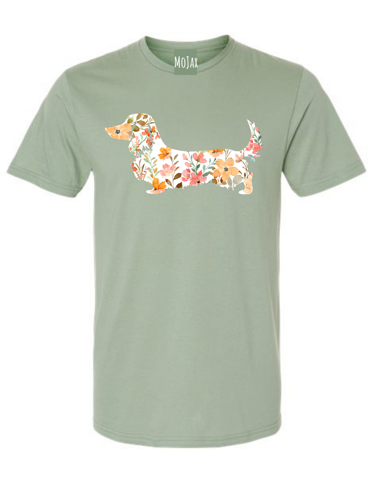 T-Shirt - Pink Floral Dachshund