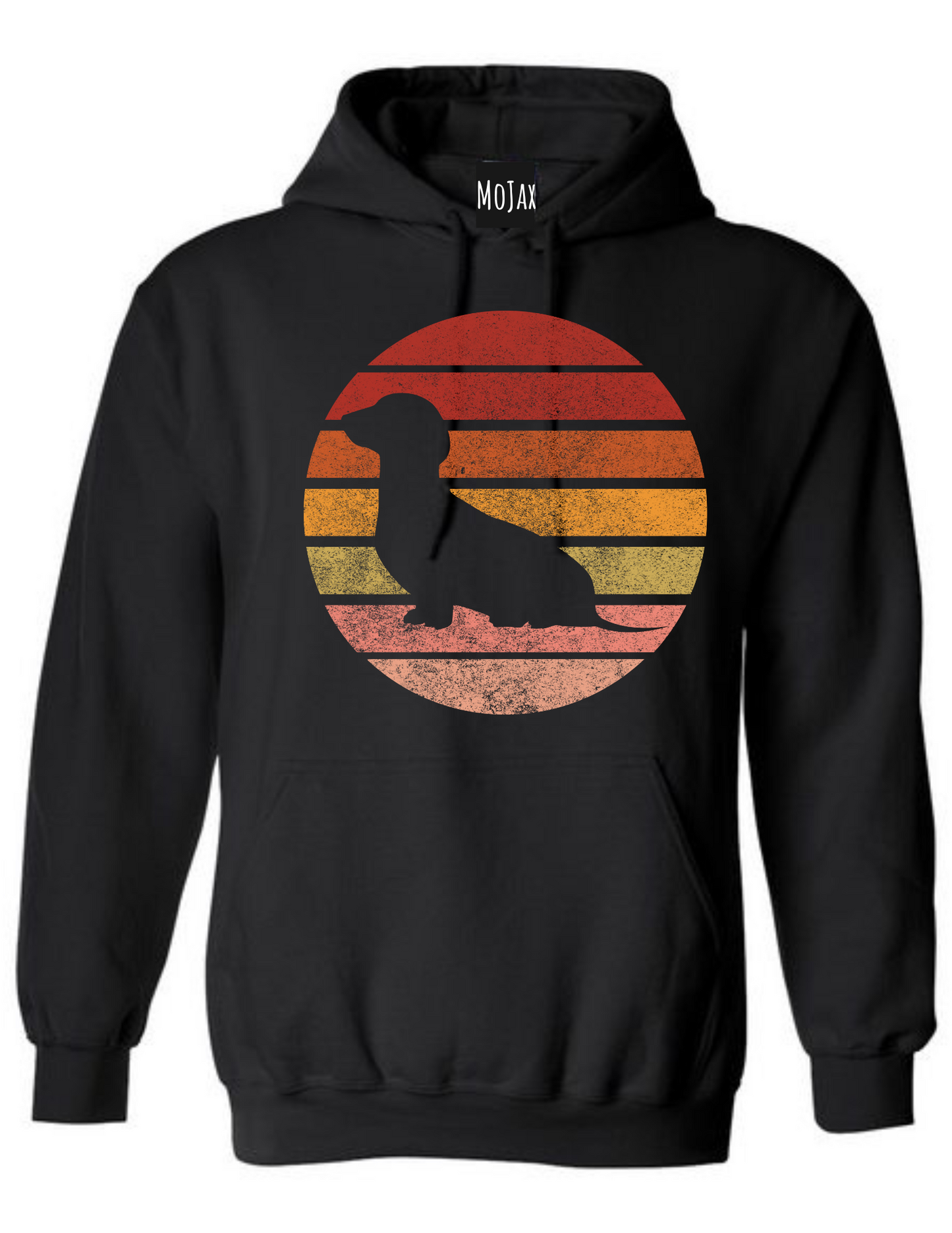 Hoodie - Sunset Dachshund