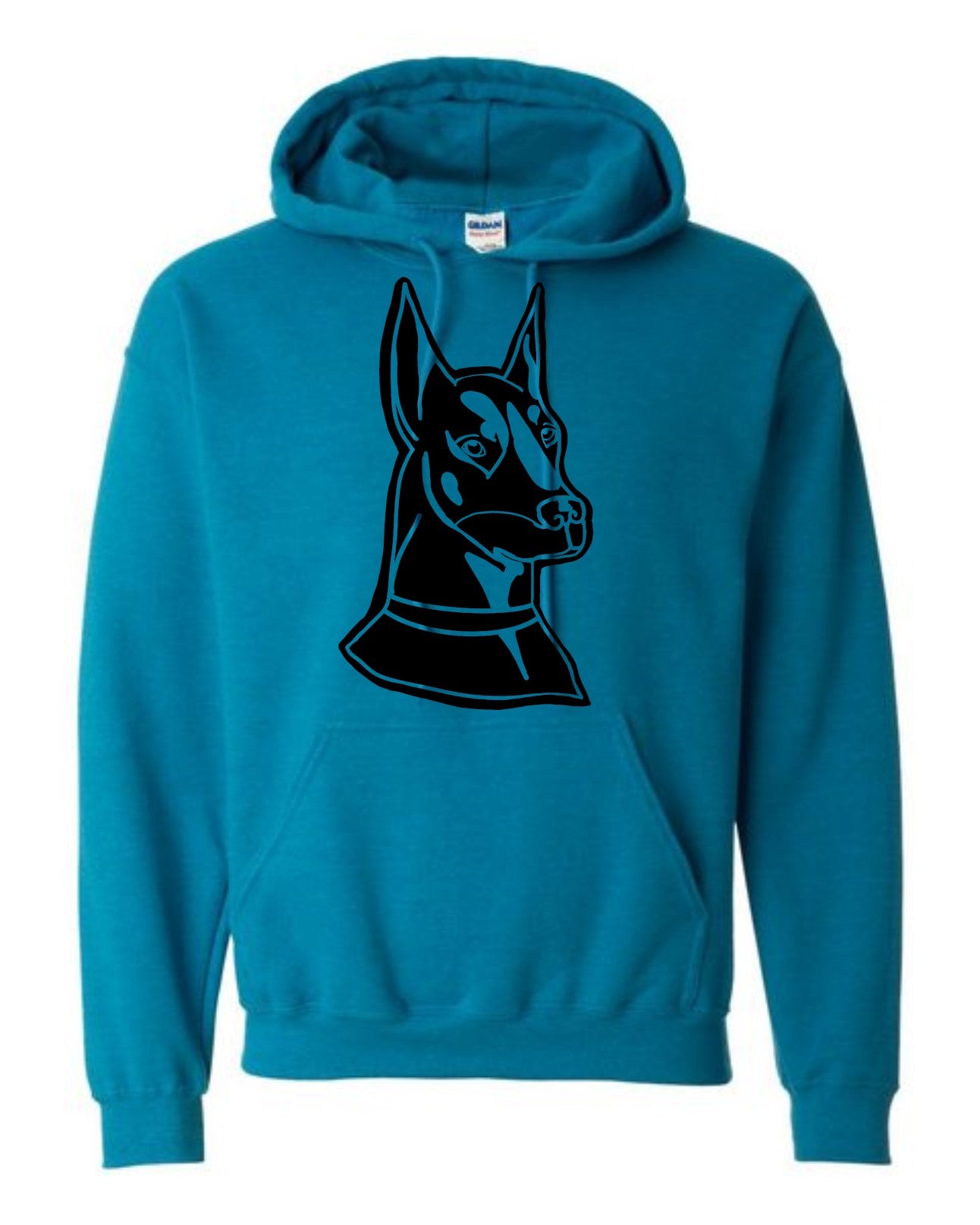 Hoodie - Doberman Head