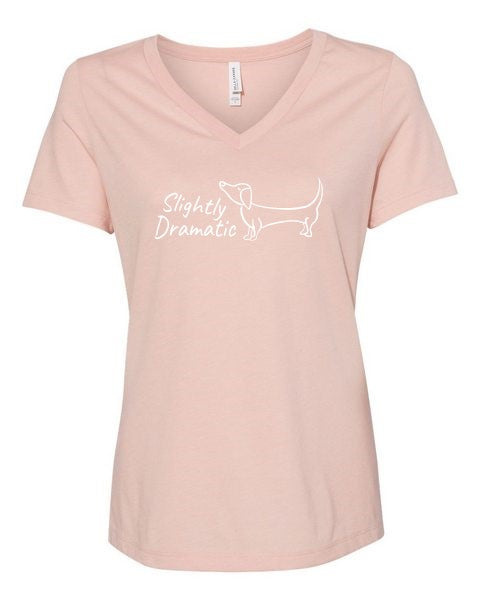 T Shirt - Slightly Dramatic - Dachshund