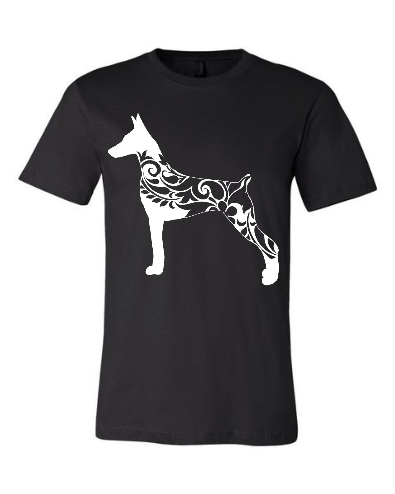 T-Shirt - Floral Doberman