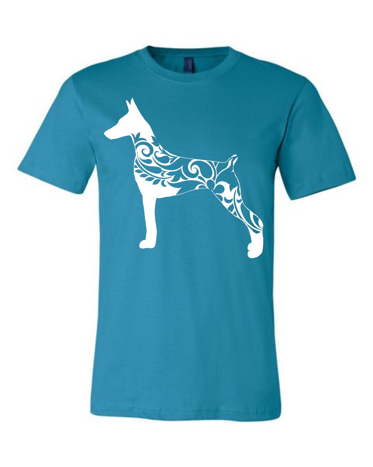 T-Shirt - Floral Doberman