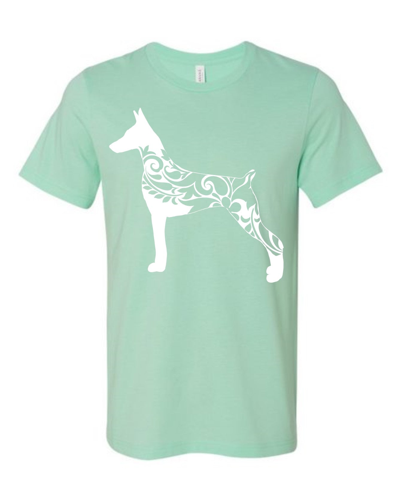 T-Shirt - Floral Doberman