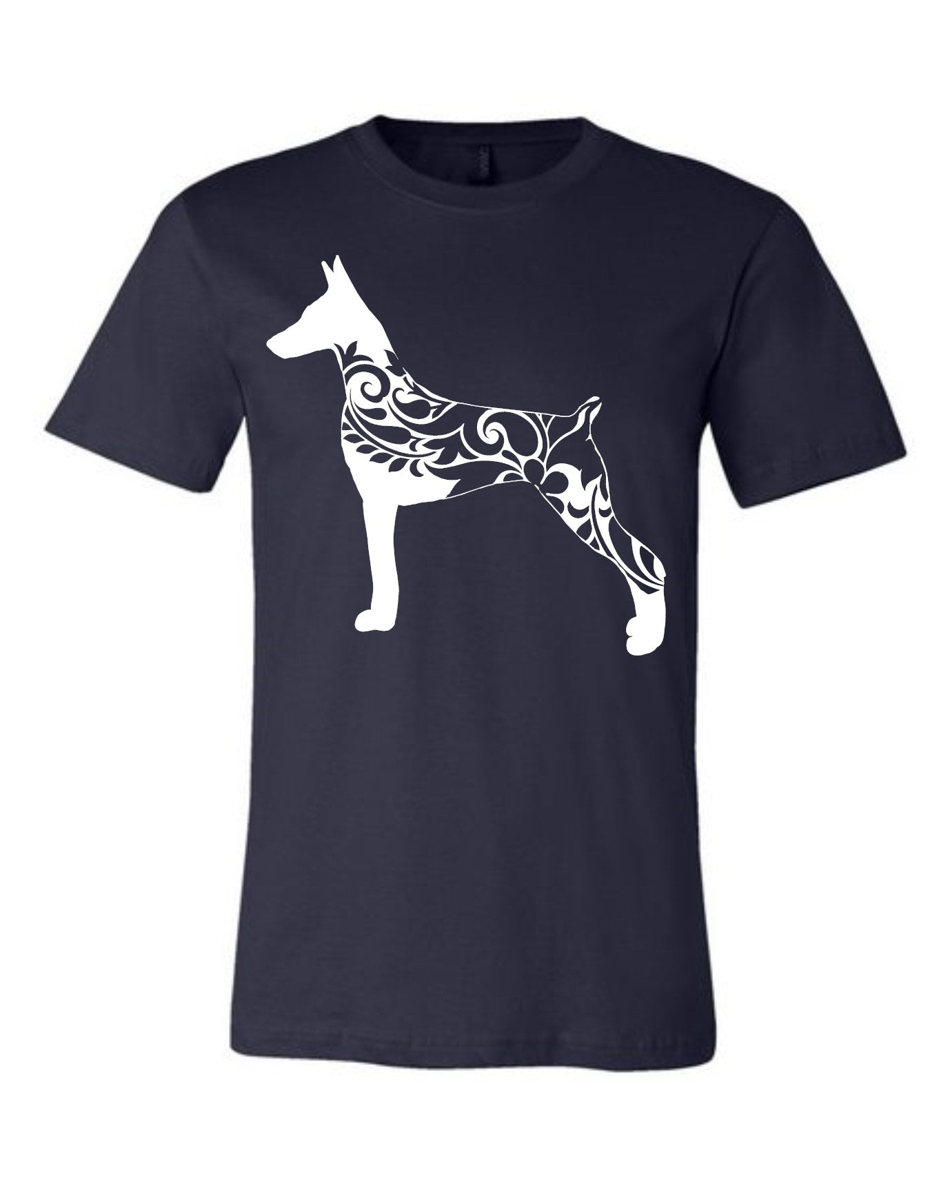 T-Shirt - Floral Doberman