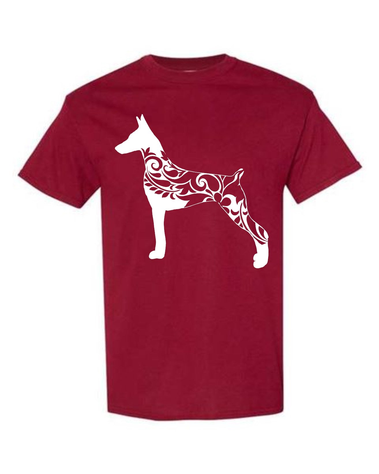 T-Shirt - Floral Doberman