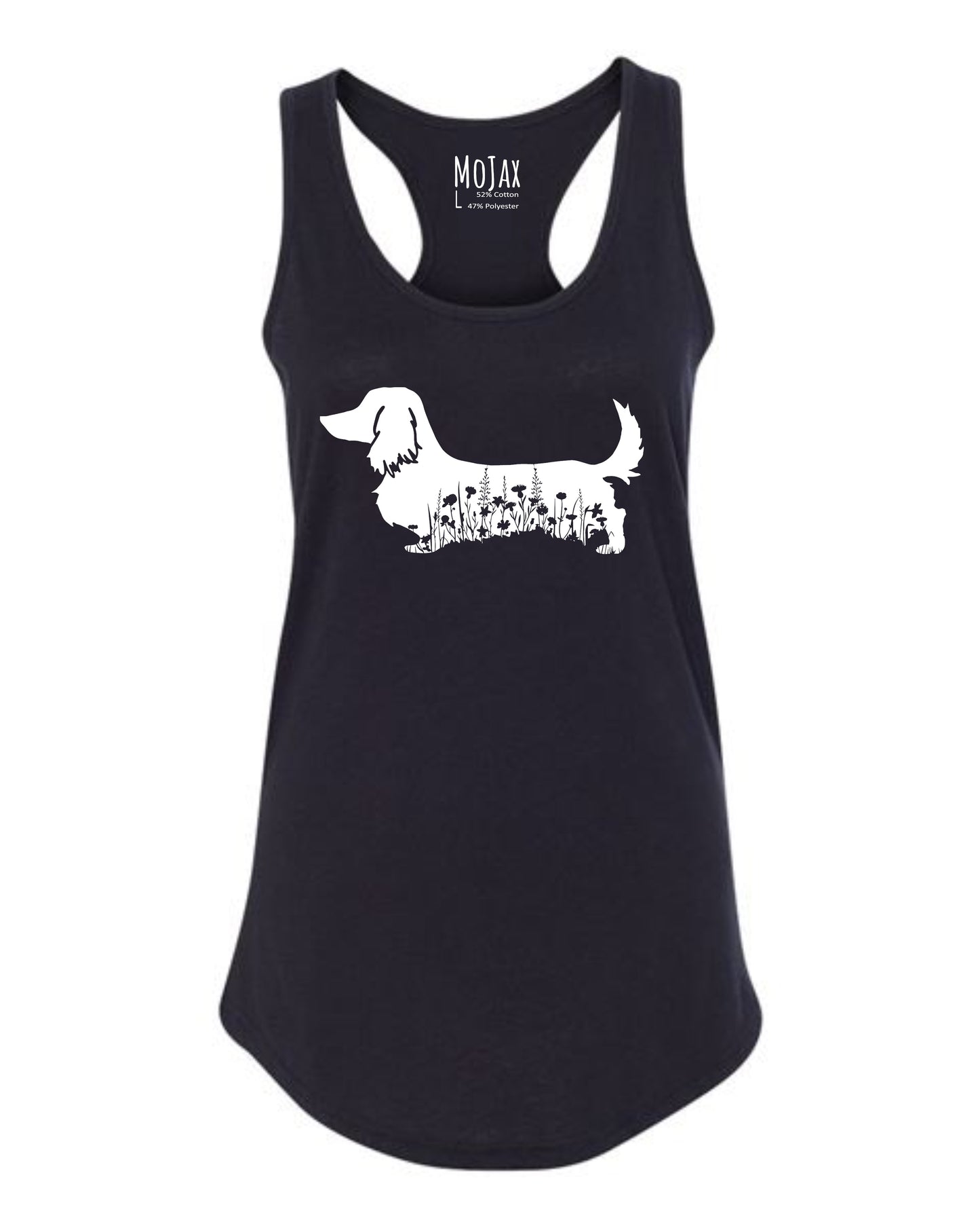 Tank Top - Floral Dachshund