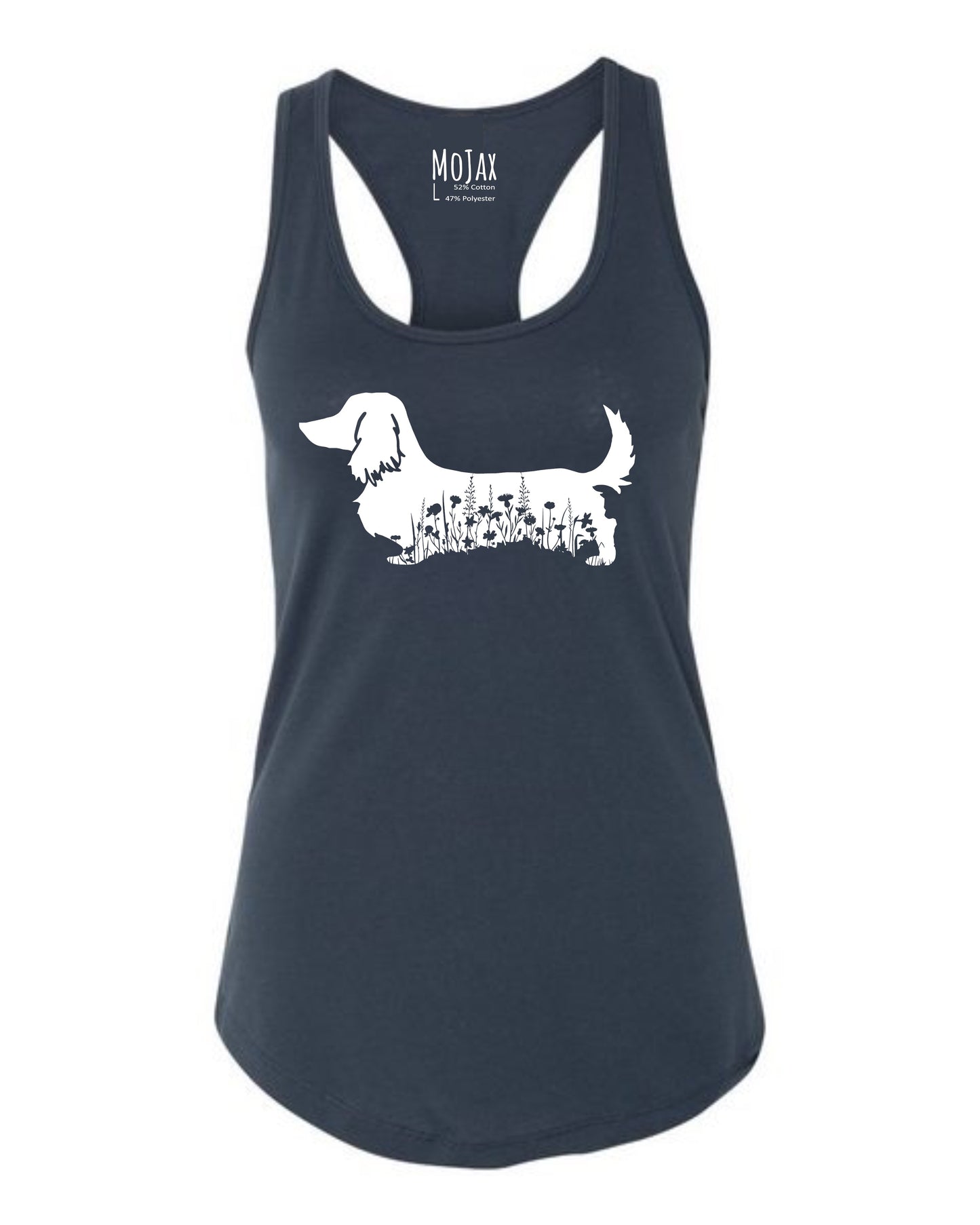 Tank Top - Floral Dachshund
