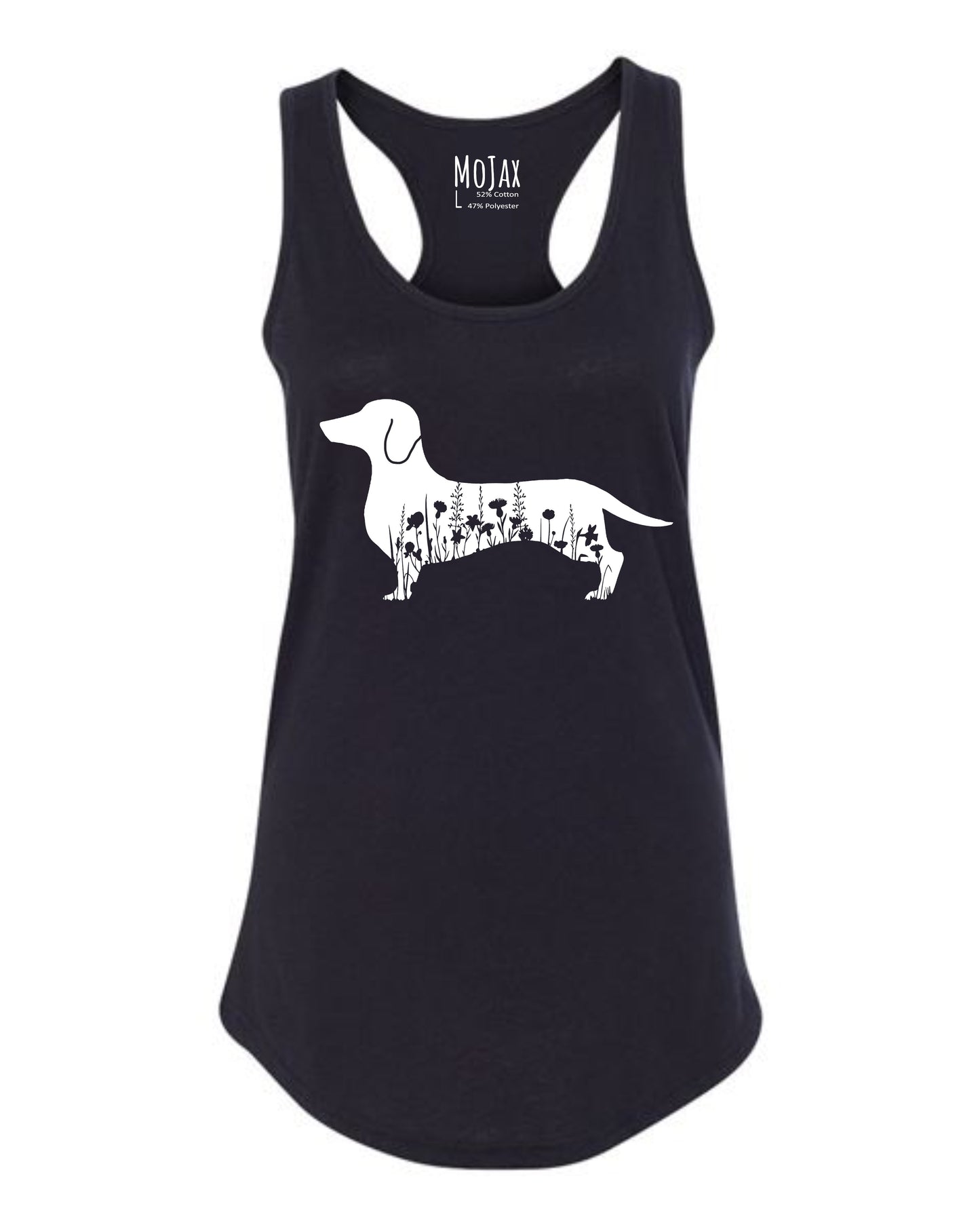 Tank Top - Floral Dachshund