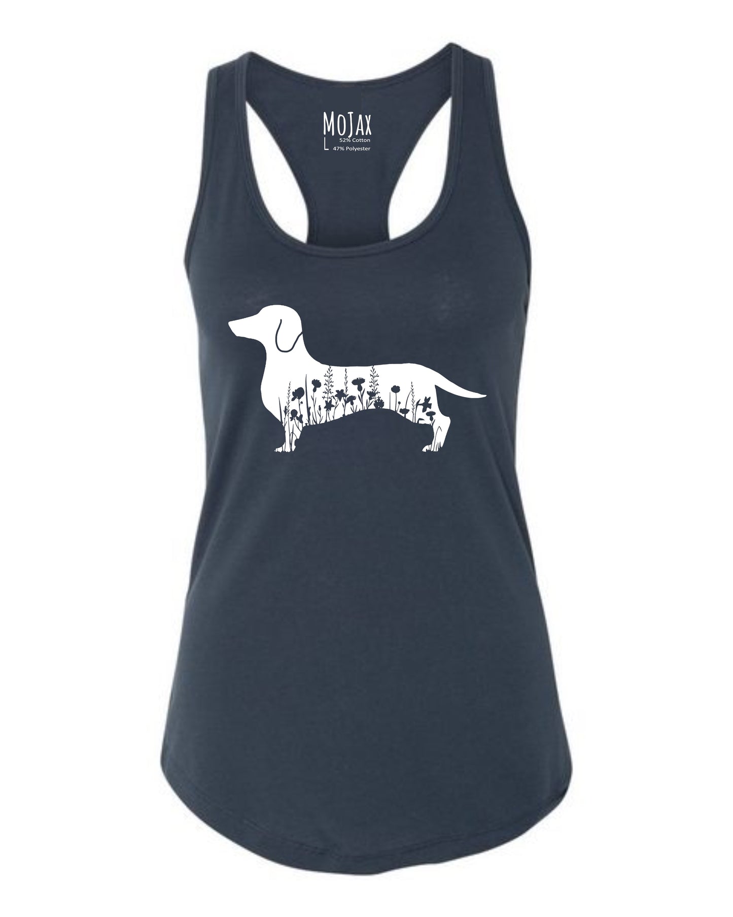 Tank Top - Floral Dachshund