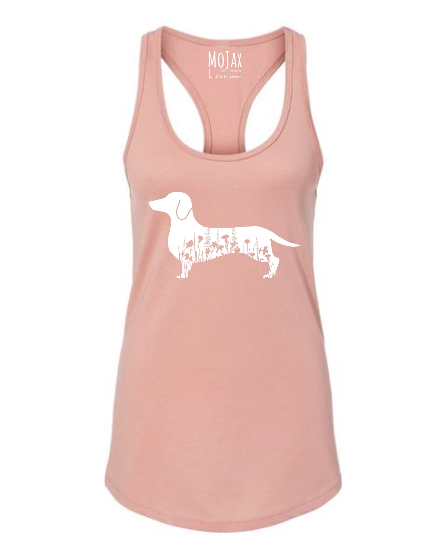 Tank Top - Floral Dachshund