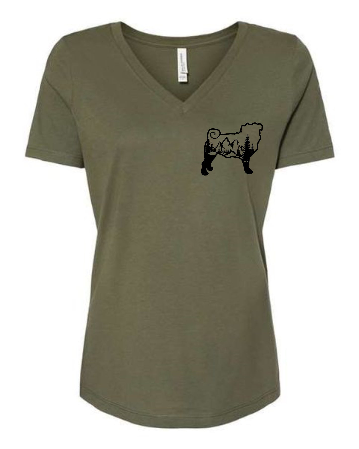 T Shirt - Little Mountain Pug