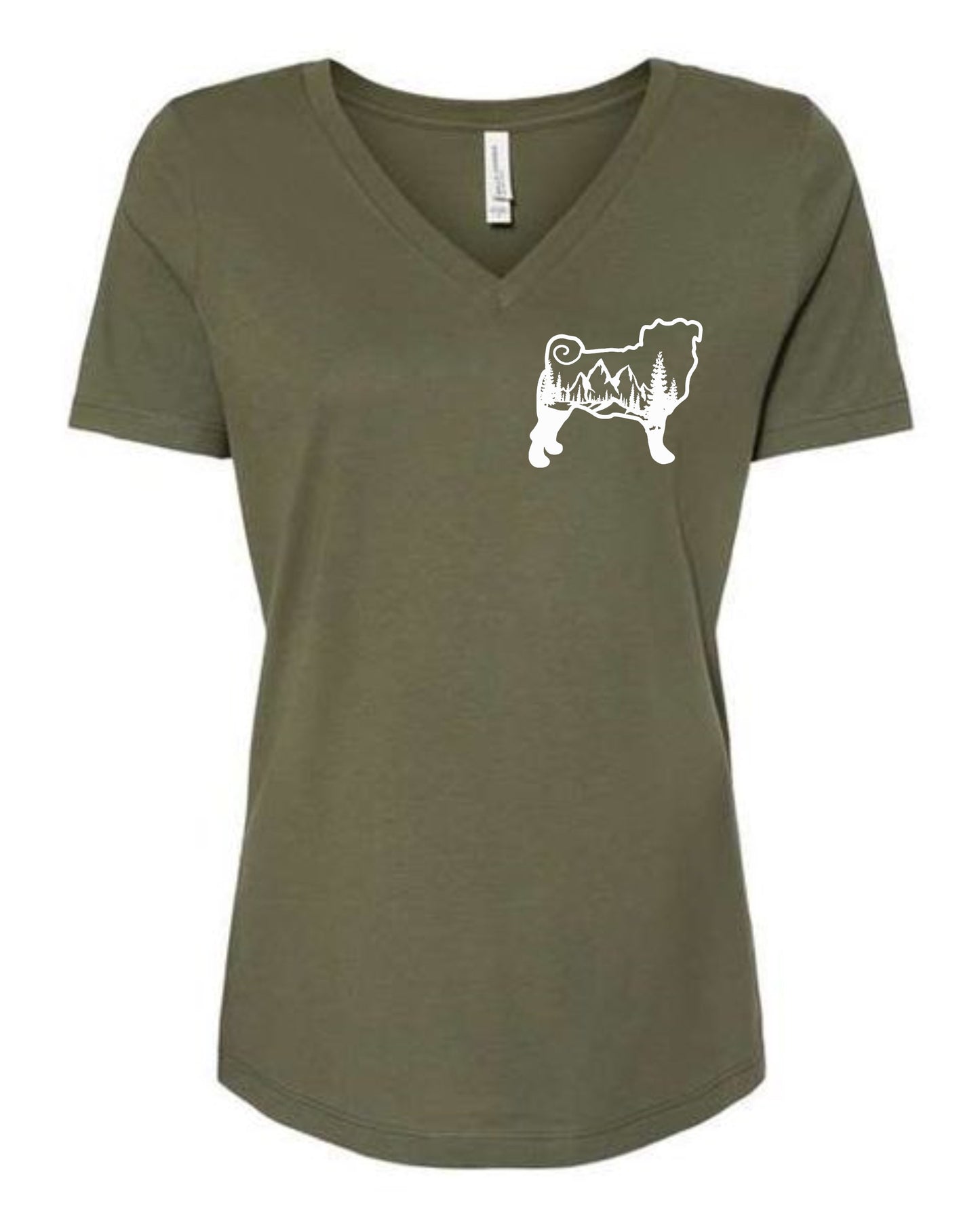 T Shirt - Little Mountain Pug