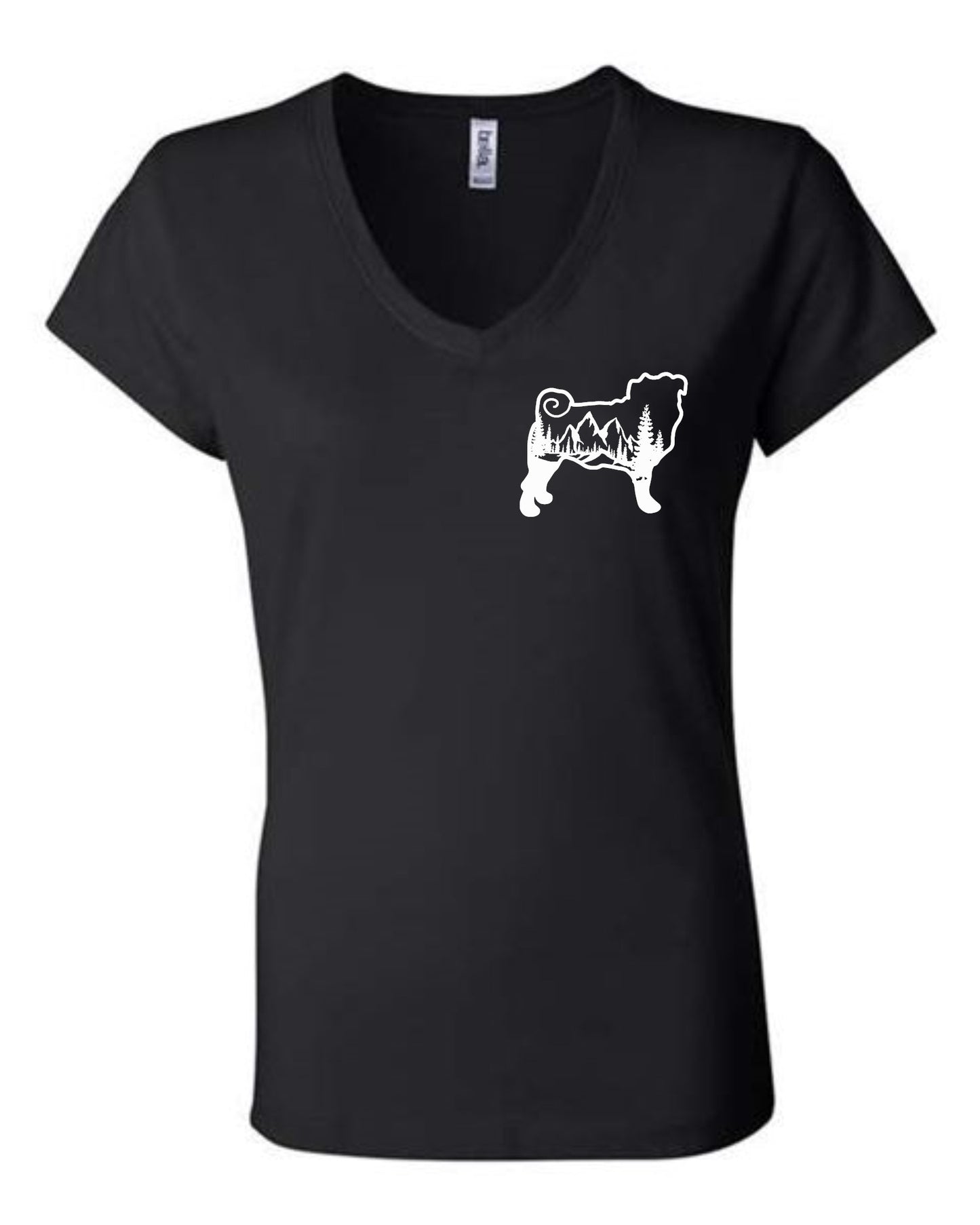 T Shirt - Little Mountain Pug