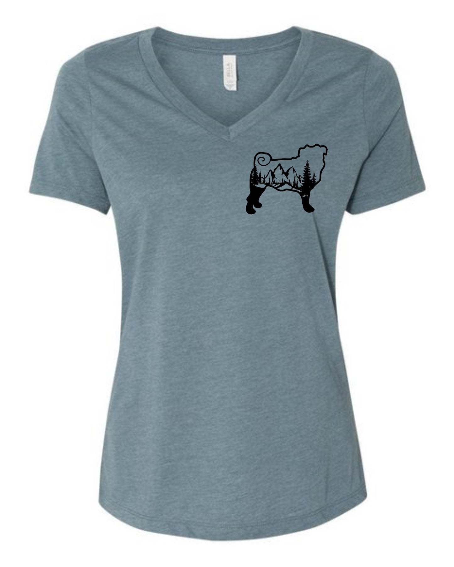 T Shirt - Little Mountain Pug