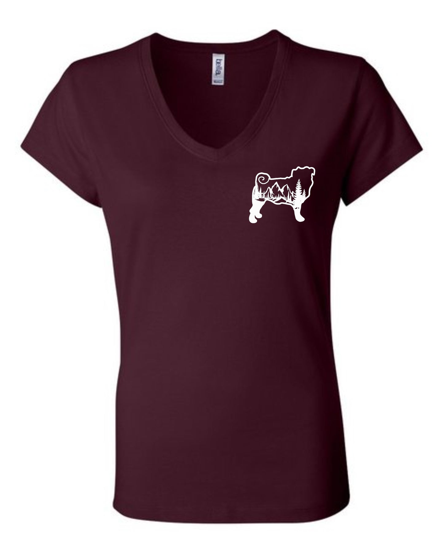 T Shirt - Little Mountain Pug