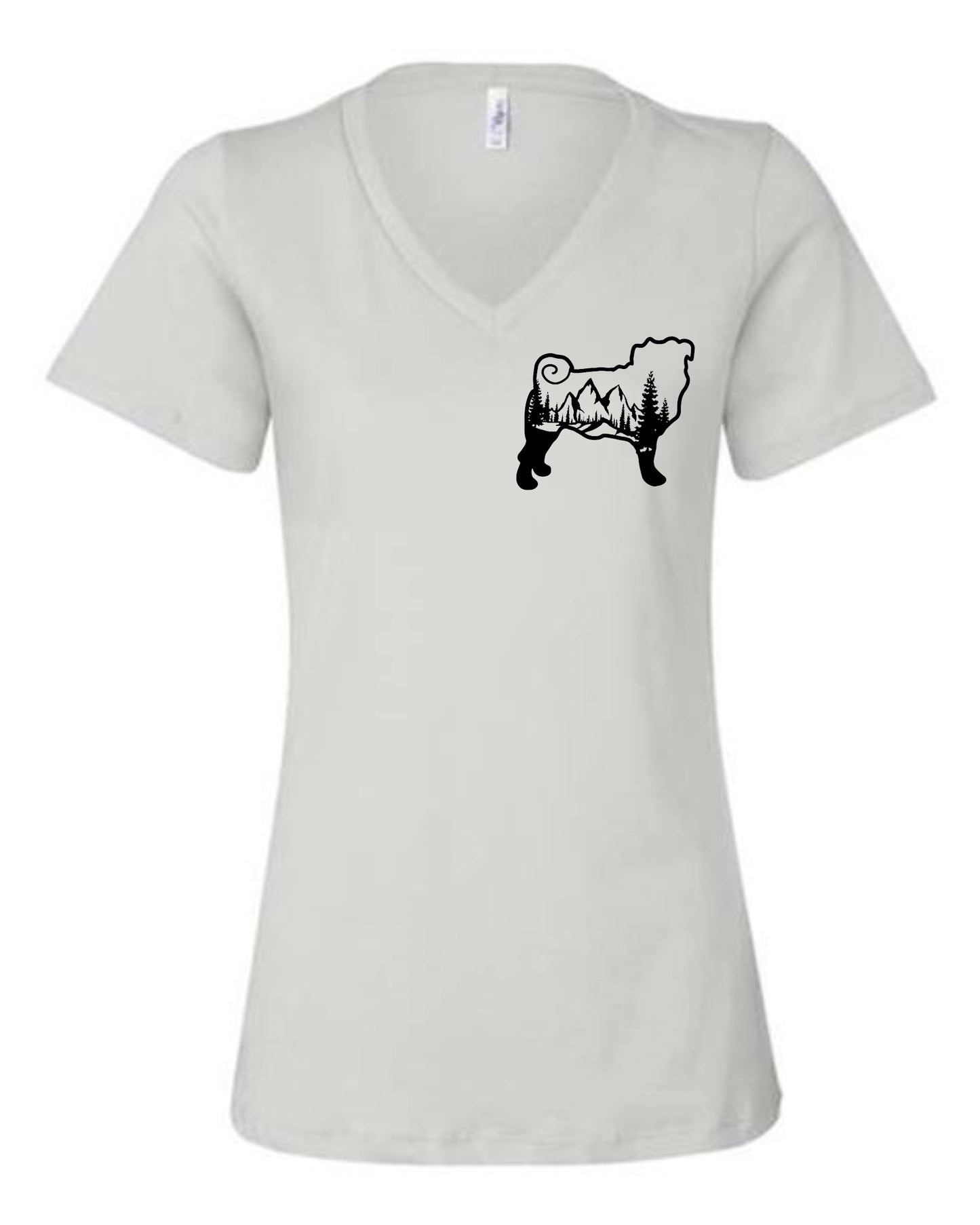T Shirt - Little Mountain Pug