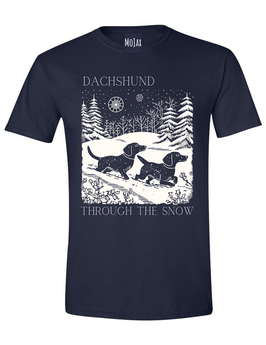 T-Shirt - Dachshund Through the Snow