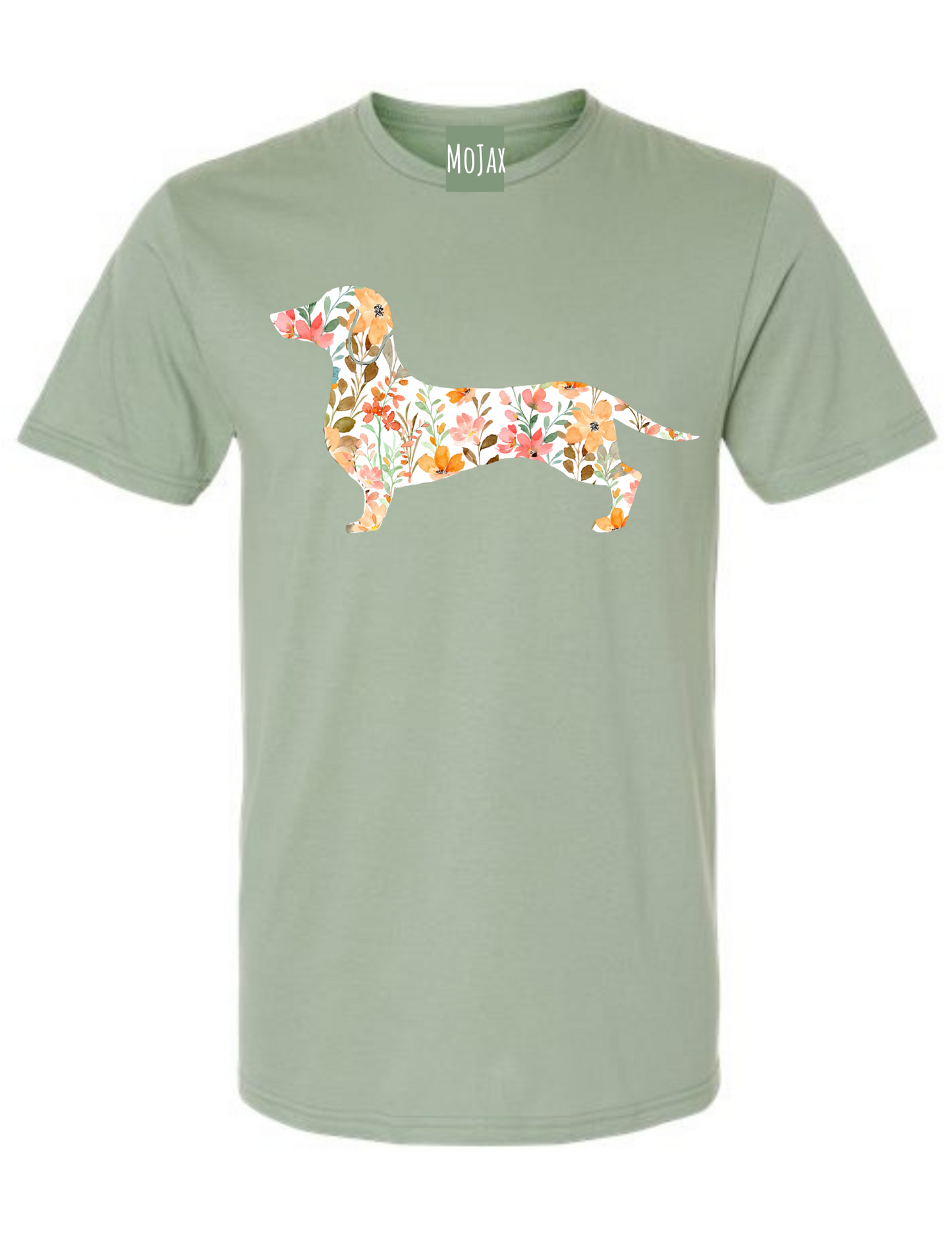 T-Shirt - Pink Floral Dachshund