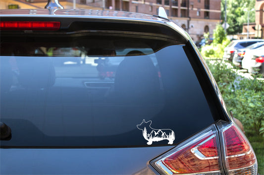 Decal - Mountain Corgi