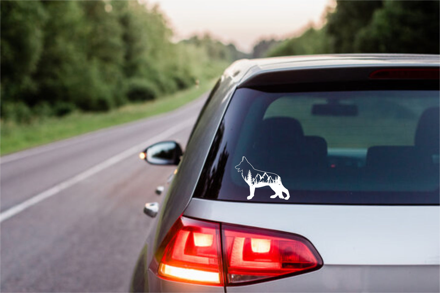 Decal - Mountain German Shepherd