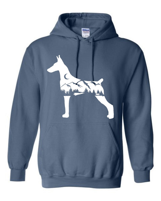 Hoodie - Mountain Doberman