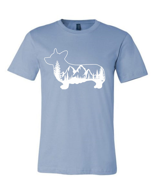 T-Shirt - Mountain Corgi