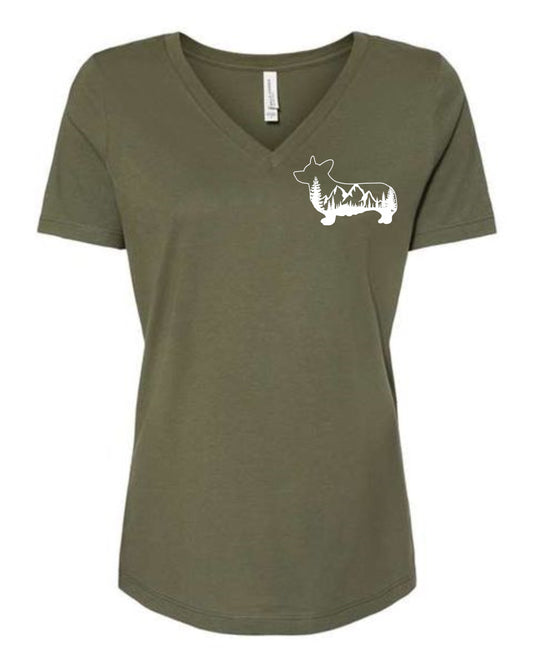 T Shirt - Little Mountain Corgi