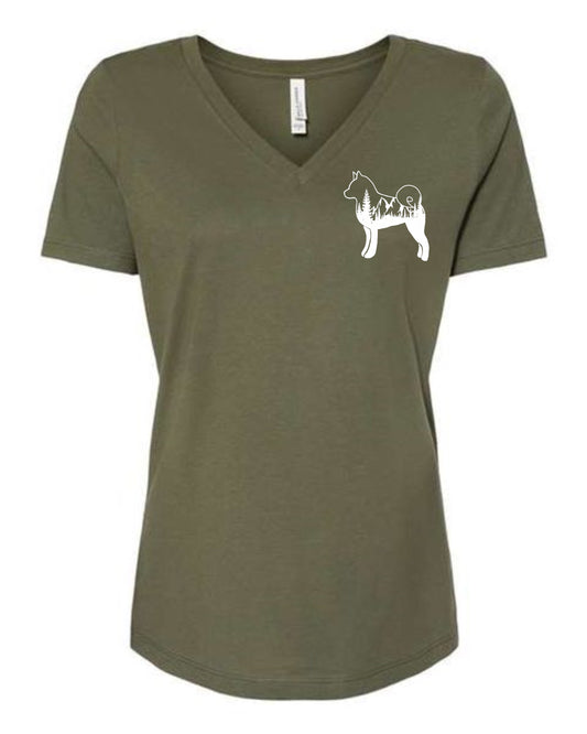 T Shirt - Little Mountain Shiba Inu